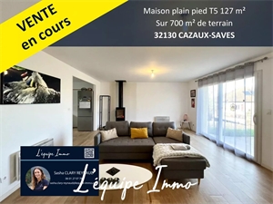 maison-villa à la vente -   32600  L'ISLE-JOURDAIN, surface 127 m2 vente maison-villa - APR666512